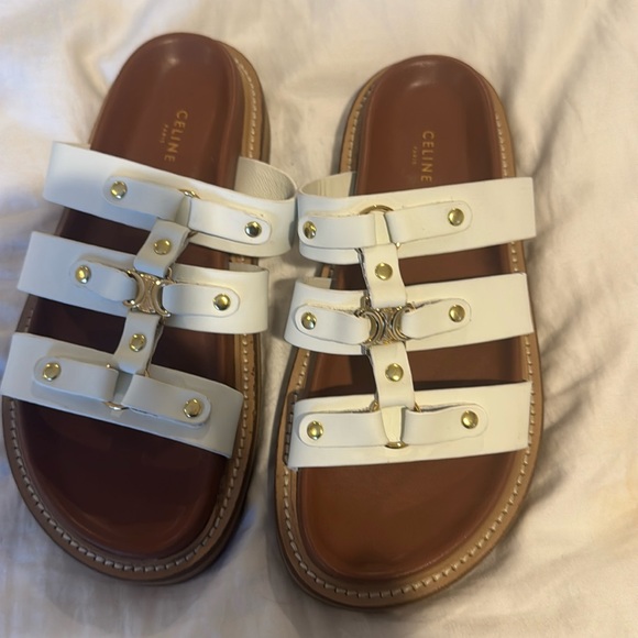 Celine white sandals - Picture 1 of 5